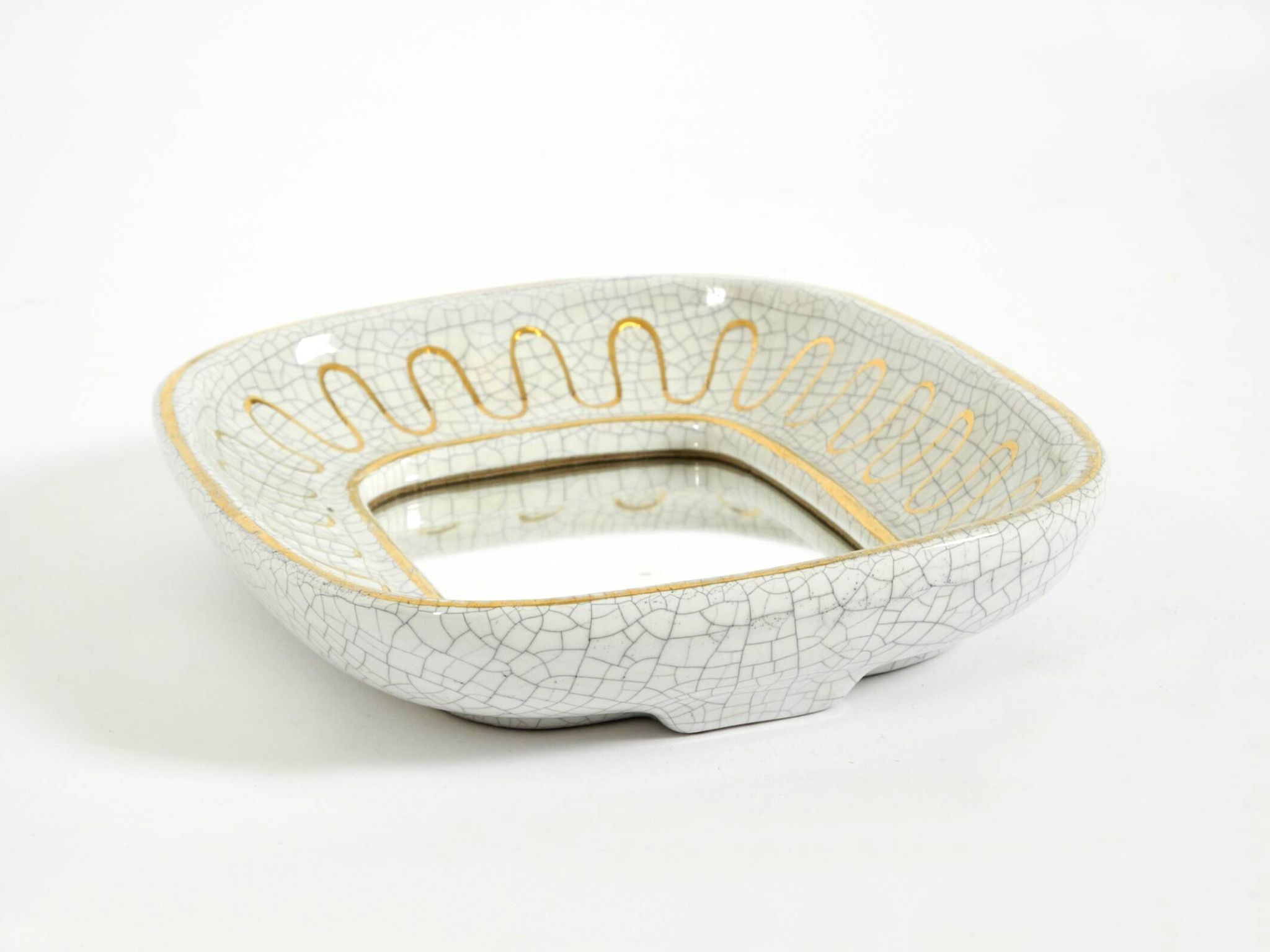 Beautiful small Art Deco ceramic mirror by Gmundner Keramik Austria, 1920