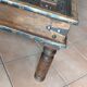 Colonial-style wooden square coffee table