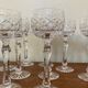 Set of 12 crystallery royale champagne/bayel liqueur glasses