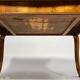Large flat desk Biedermeier in cherry veneer, Circa 1815 Austria