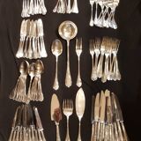 Christofle model marly ménagère silver metal
