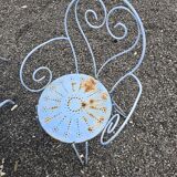 Wrought iron garden furniture