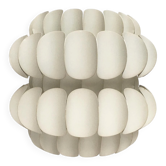 White metal pendant lamp from the mid-century by H. Zender for Temde.