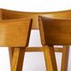 Set of 3 Vintage Frankfurter Chairs, 1970s Mid-Century Beech Dining Chairs,