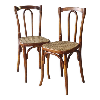 Set of 2 chairs bistrot type 56 circa 1925