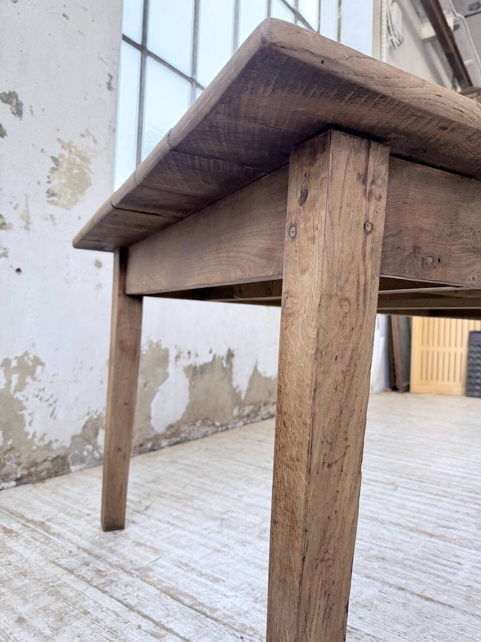 Oak farmhouse table 1950 212cm
