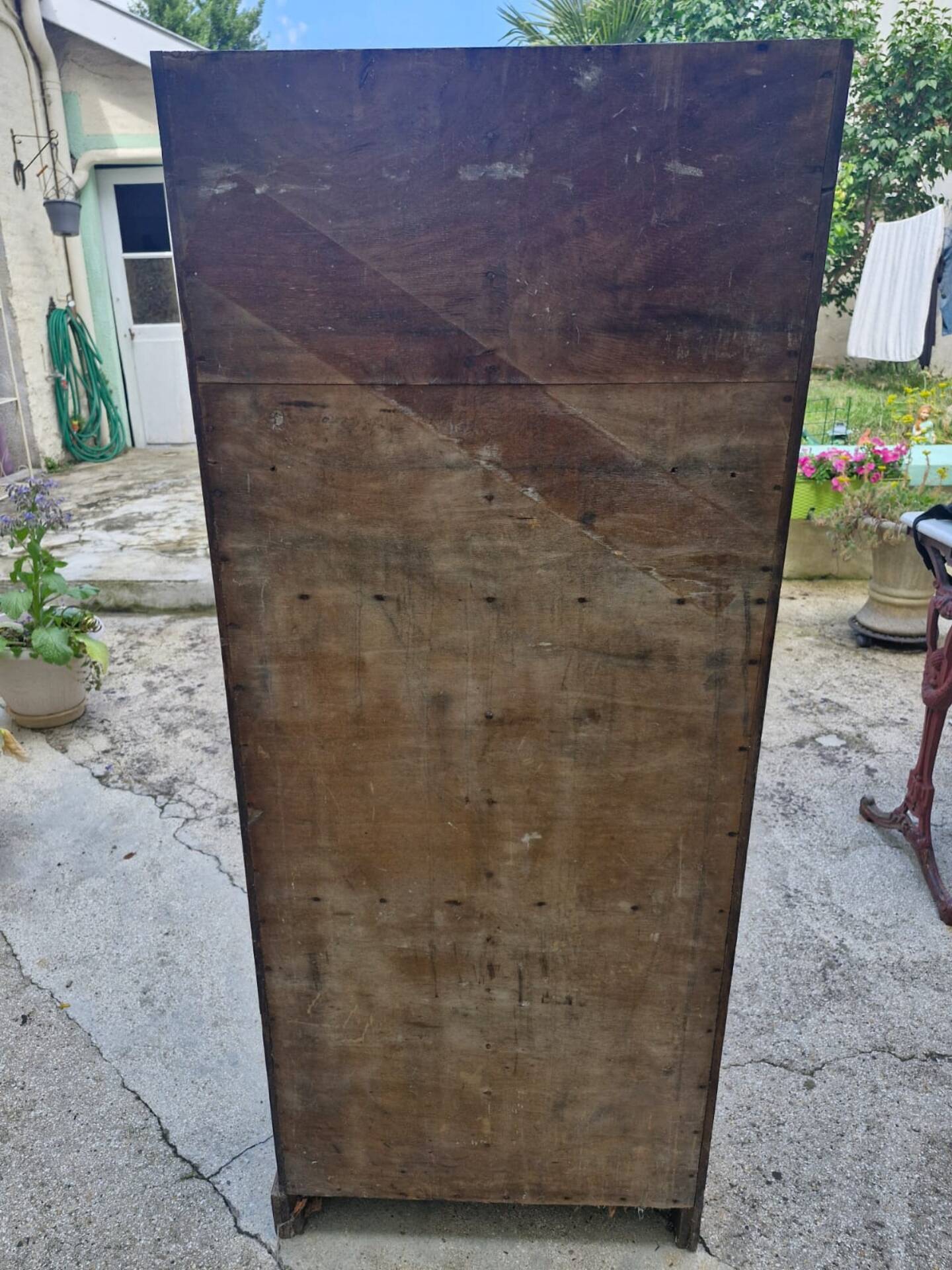 Old workshop cabinet with 28 oak drawers – workshop furniture