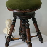 Napoleon III beech piano stool