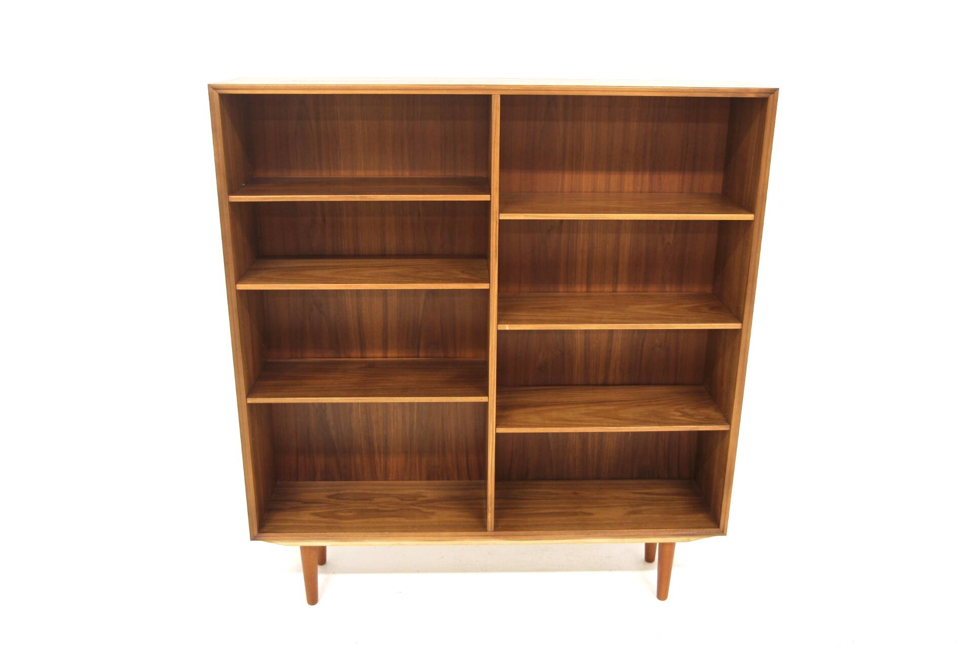 Scandinavian walnut bookcase, Sweden, 1960