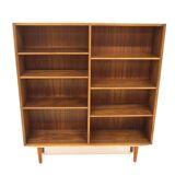 Scandinavian walnut bookcase, Sweden, 1960