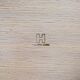 Coffee table or side table in oak by Philippe Hurel.