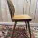 Suite de 4 chaises Baumann modèle œil en bois Design 1950s