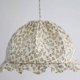 Suspension dôme arrondi avec volants Margaret imprimée "brindilles"