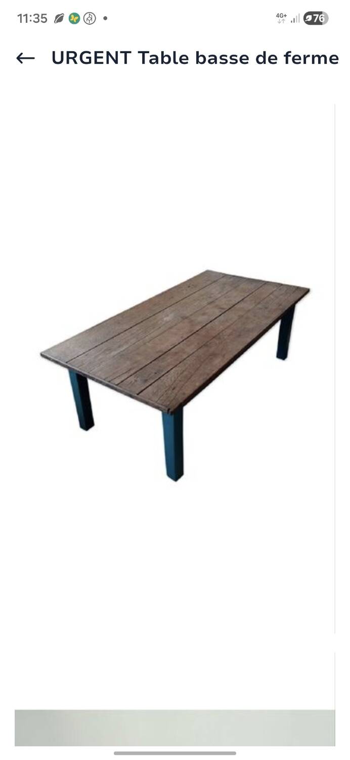 Farmhouse coffee table