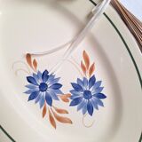 Plat ovale H.B.C.M. modèle Reine