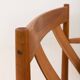 Rare Grete Jalk teak lounge chairs in aniline cognac leather for Cado