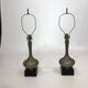 Pair Of Brass Oriental Style Table Lamps Mid Century 1960s Hollywood