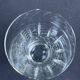 8 large cut crystal glasses