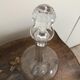 Carafe française en verre ciselé