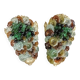 Appliques en bronze et verre de Murano