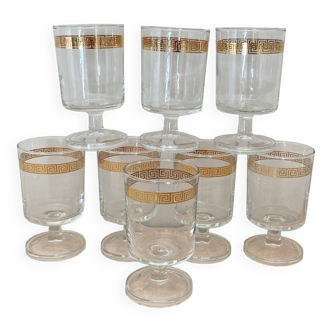 Set of 8 Luminarc Swedish wine glasses