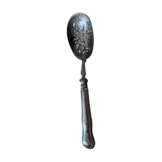 Cuillère à absinthe en métal argenté