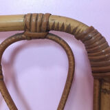 Vintage rattan shelf