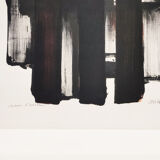 Pierre Soulages lithograph