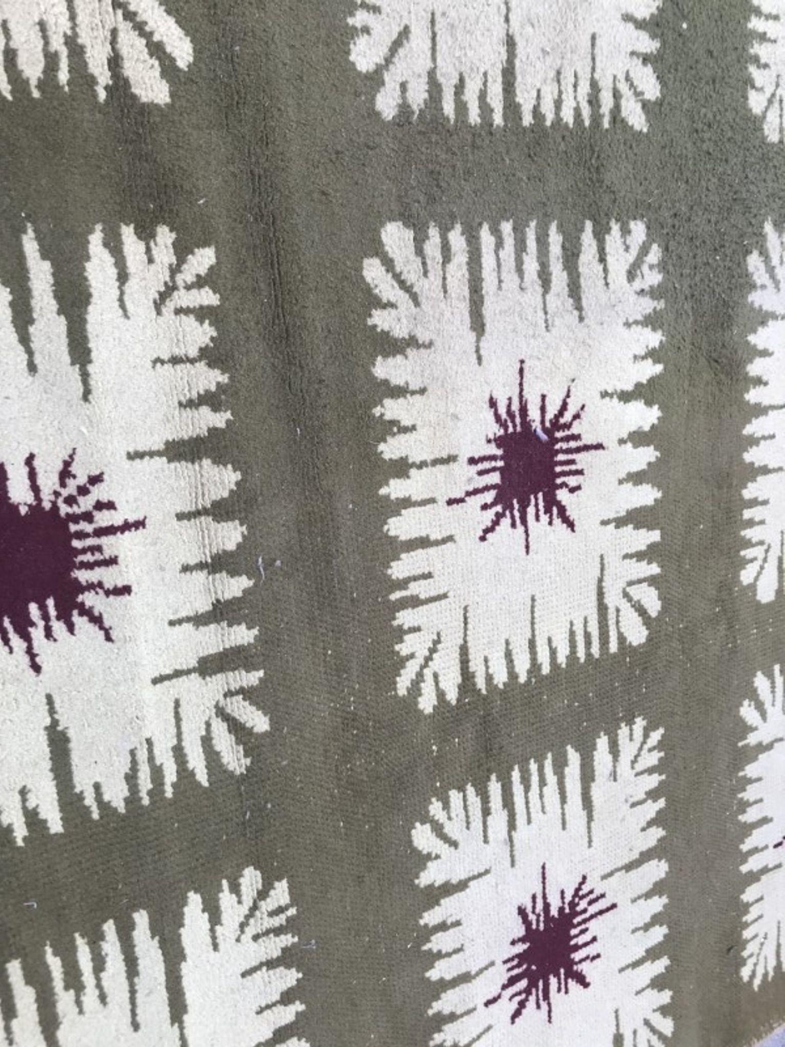 Former carpet art deco french handmade 203 x 292 cm