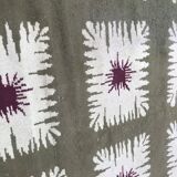 Tapis ancien art déco français fait main 203x292 cm