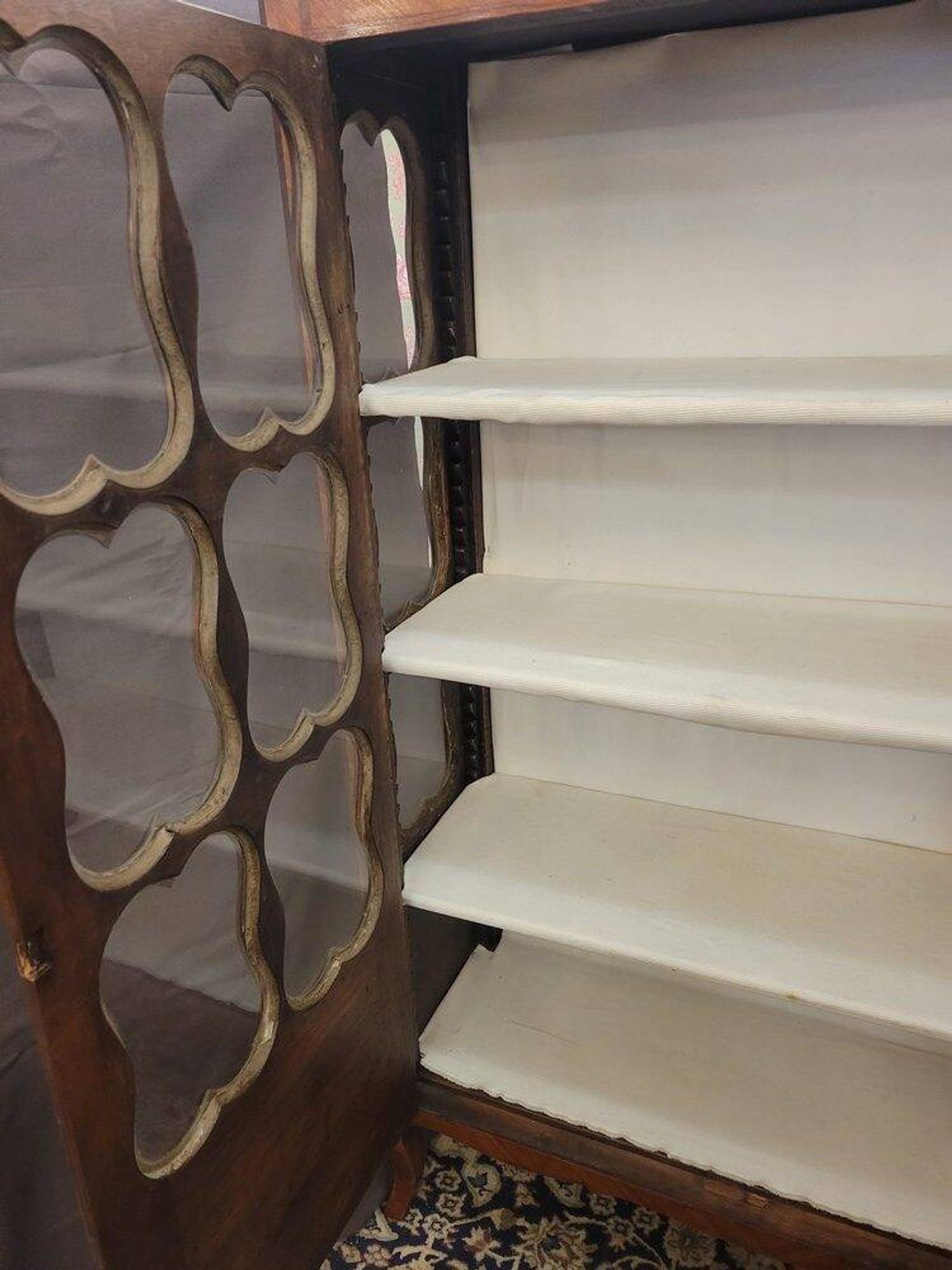 Louis XV Marquetry Display Case