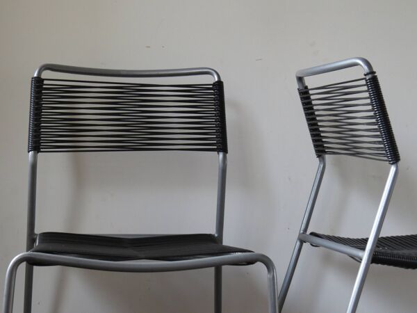 Paire de chaises ''scoubidou'' ikea 1990