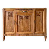 Art Deco sideboard in solid walnut