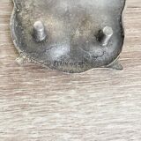 Vintage owl pewter cup