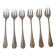 6 silver-plated oyster forks by Alfénide