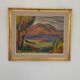 Huile sur panneau d'origine suédoise – “Sommardag” par B. Ekström – Datée de 1945 – Vintage et encadrée – 59 × 70 cm (23,2" × 27,6")