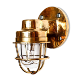 Old bronze “loupiote” wall light