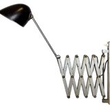 Industrial Midcentury Scissor Wall Lamp, 1950s