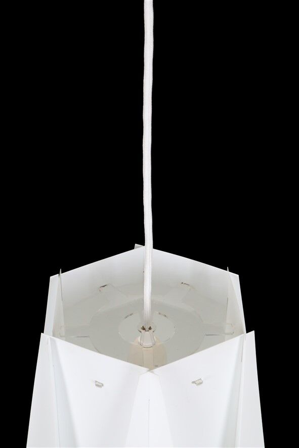 Rare set of 2 pendant lamps by Lars Schiøler for Hoyrup / Hoyruplight / 1960s-1970s