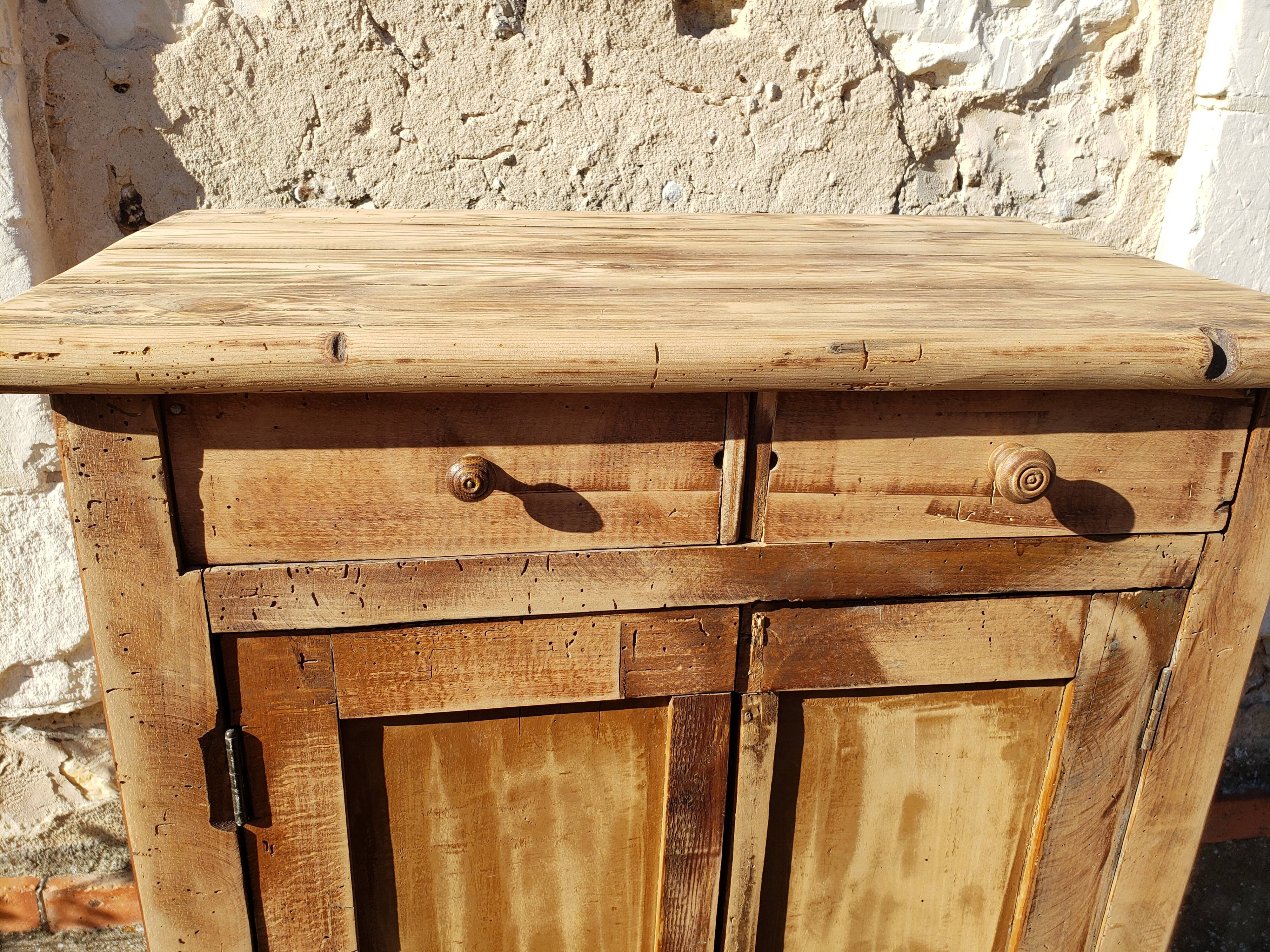 Parisian buffet patina old "Aveyron"