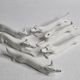 Set of 6 animal-shaped knife holders in German porcelain, Pfeffer Gotha, 13.5 cm