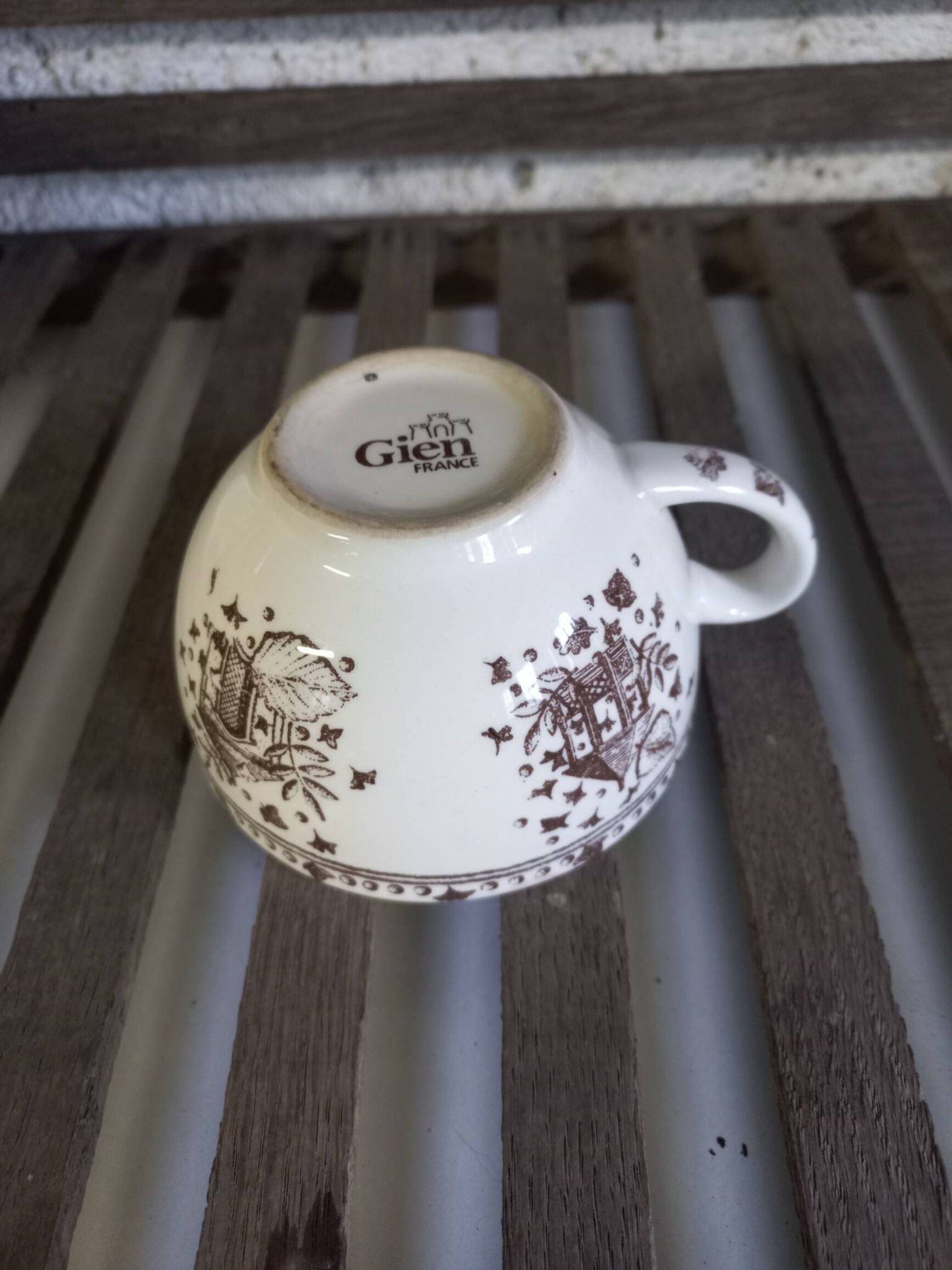 Gien Secret Gardens cup and saucer