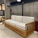 Italian bamboo sofa 1970s