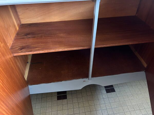 Meuble enfilade année 1960 relooké