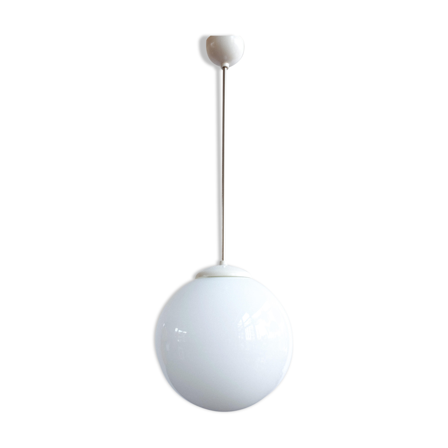 Vintage czechoslovak bakelite hanging lamp, 1960s