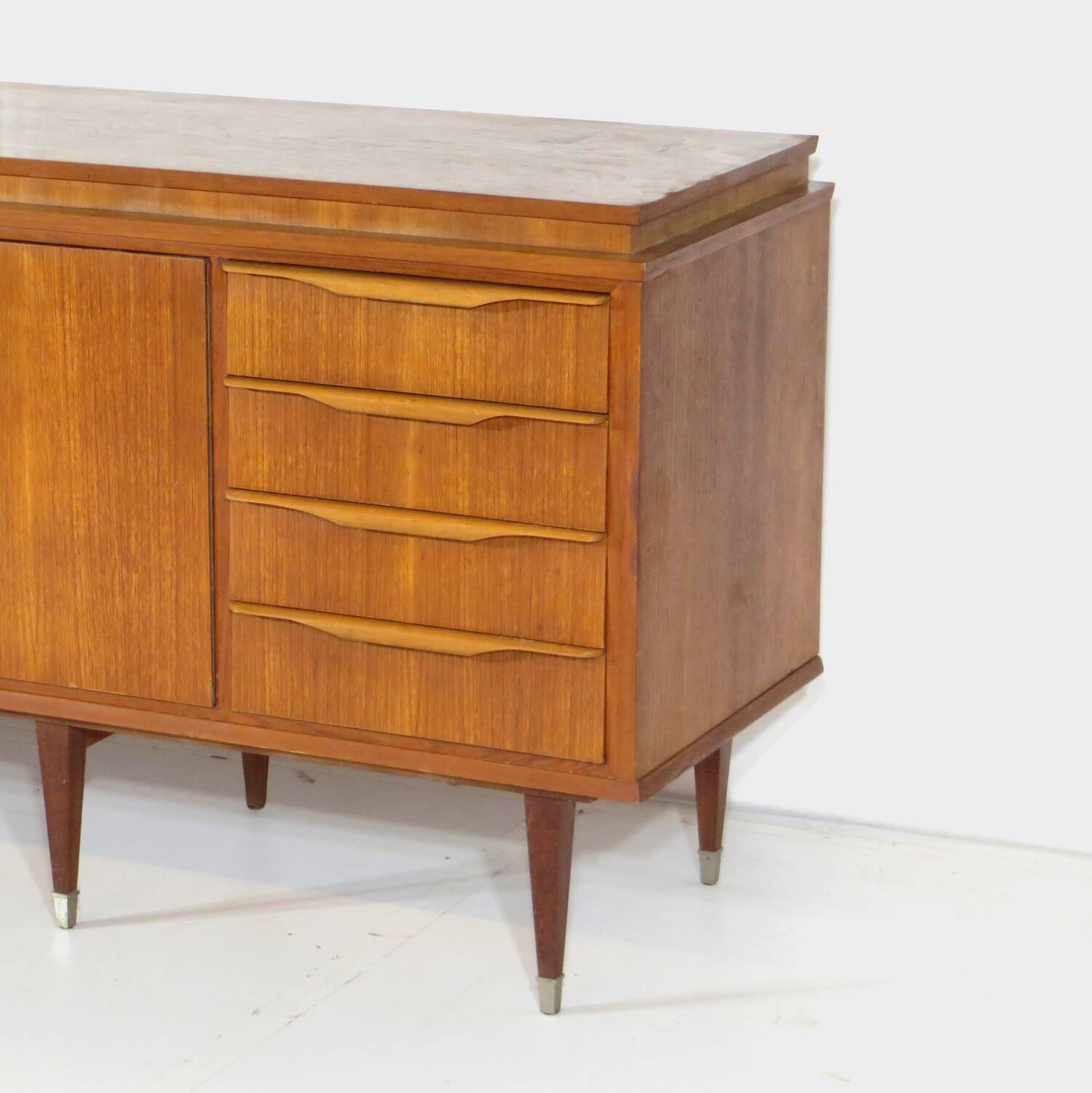 Vintage mid century modern sideboard in teak, 1960s