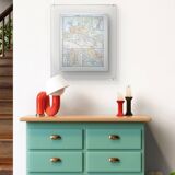 Printed in 1900, Europe in 1270. Original Authentic Vintage.