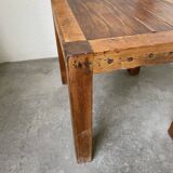 Brutalist pine chair
