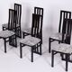 Mid-Century Dining Chairs in Beech from Thon, 1970s, Set of 6