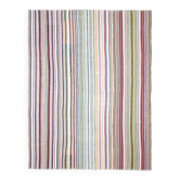 Tapis de zone vintage turc Oushak fait main en laine et coton violet 251x330 des années 1970